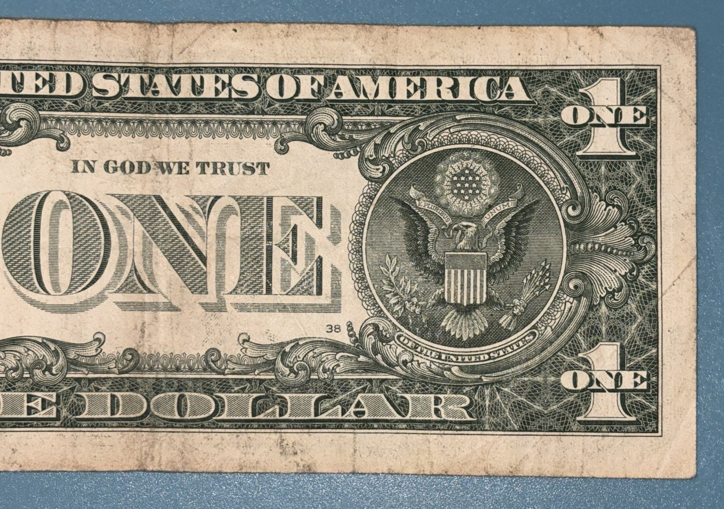 Series 2017A $1 Bill RADAR Fancy Serial Number 07044074 Trinary San Francisco L