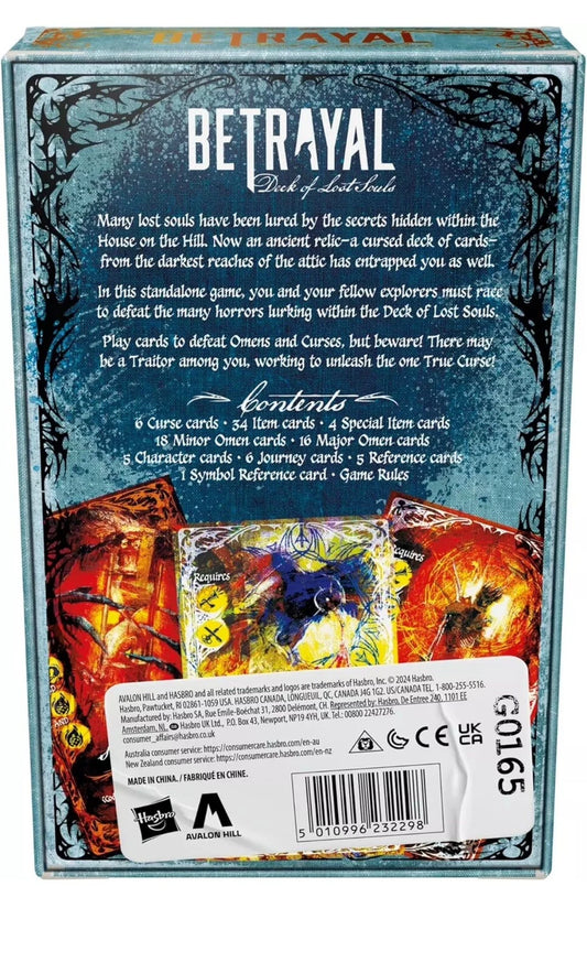 Betrayal Deck of Lost Souls Card Game Tarot-Inspired Secret Roles Game