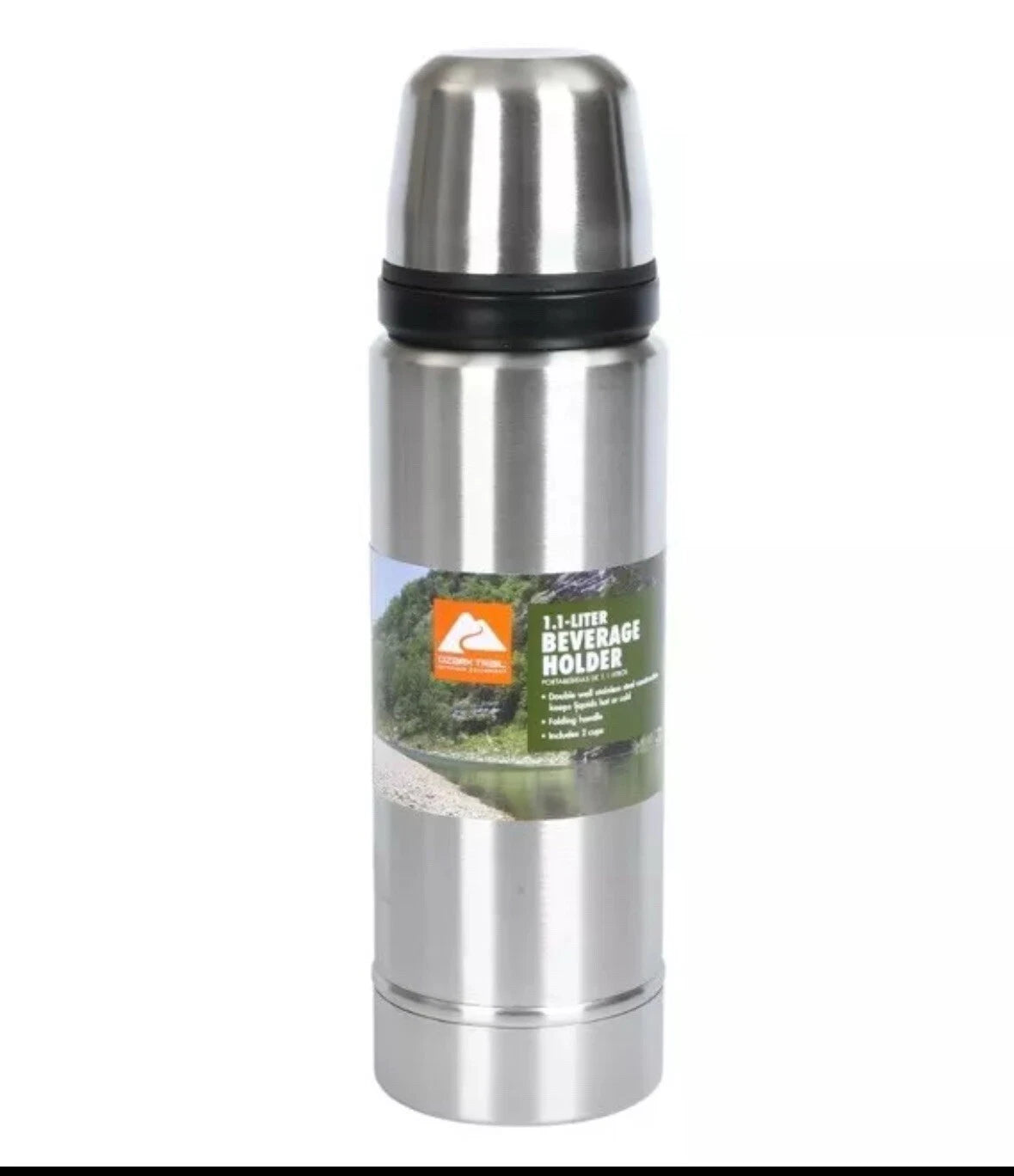 Ozark Trail 1.1 Liter (37.1954 fl oz) Double Wall Hydration Set with Cup