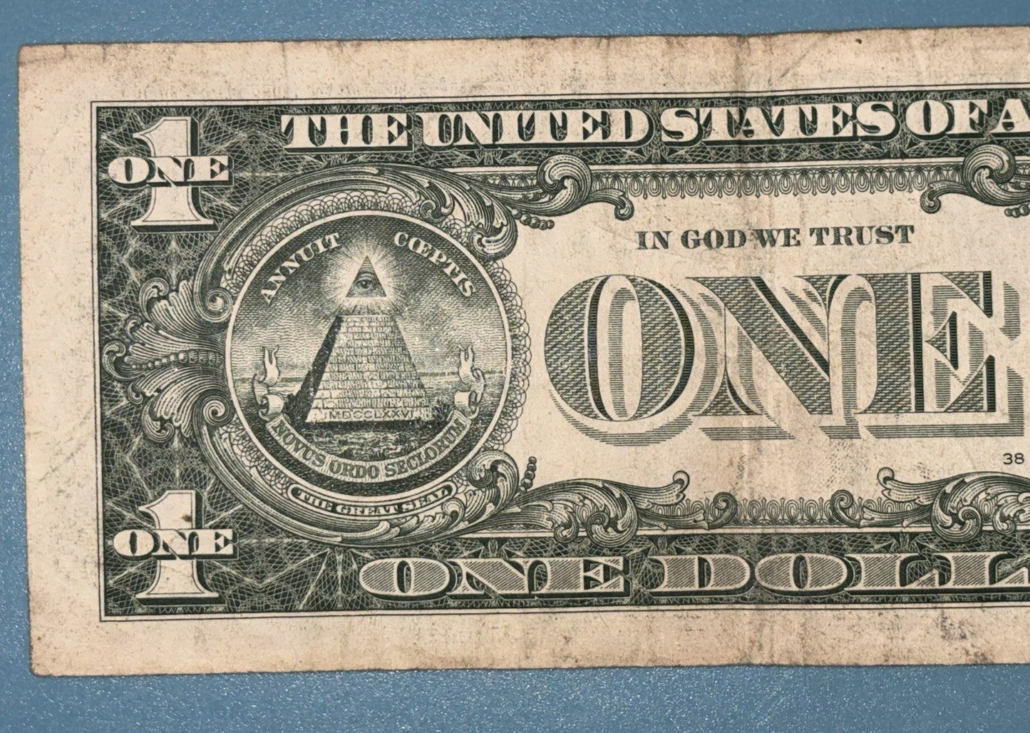 Series 2017A $1 Bill RADAR Fancy Serial Number 07044074 Trinary San Francisco L