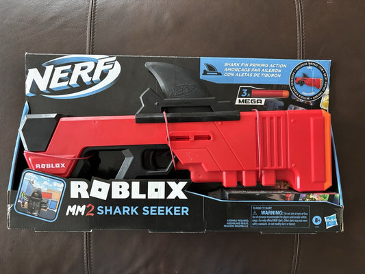 Nerf Roblox MM2 Shark Seeker Dart Blaster Gun - Multicolor