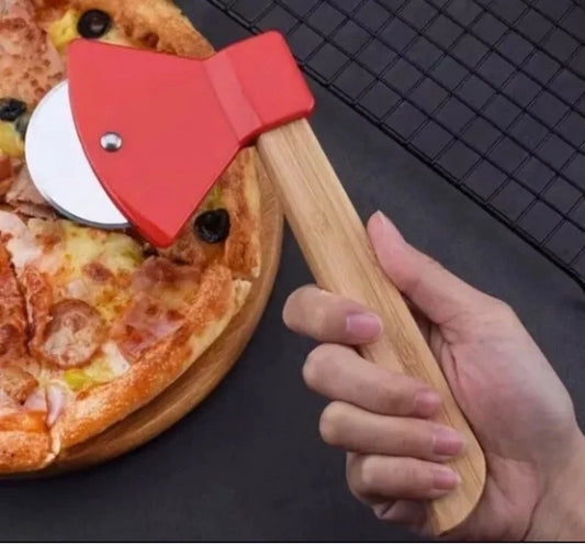 Choppin' Dough Pizza Cutter Axe Stainless Steel Blade