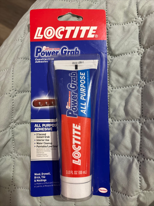 LOCTITE Power Grab All-Purpose Squeeze Tube Latex Construction Adhesive 6 oz
