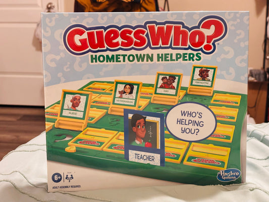 Hasbro Guess Who? Hometown Helpers Board Game (Ages 6+) - Community Helper Edition