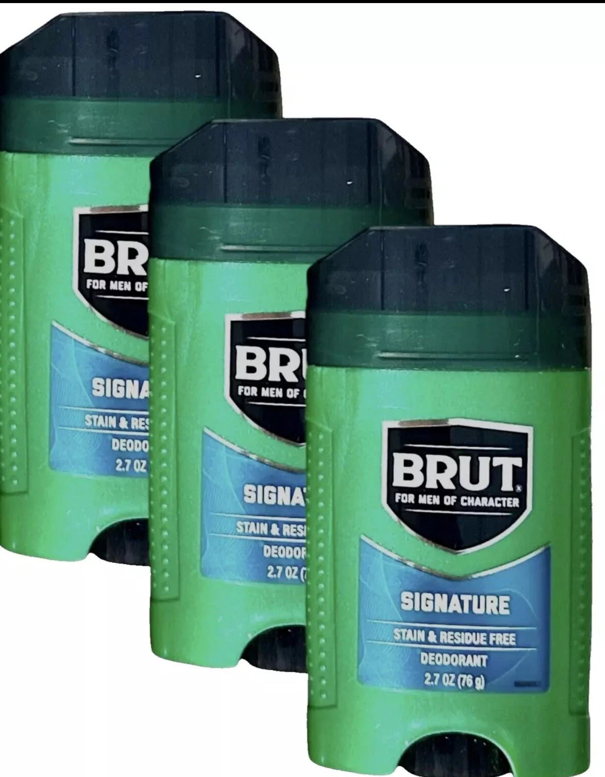 BRUT SIGNATURE Scent Deodorant SOLID 2.7oz ( 3 pack )