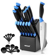 New Kitchen Bundle: 24pc Knife Set, 2x BHG Glass Storage, Axe Pizza Cutter