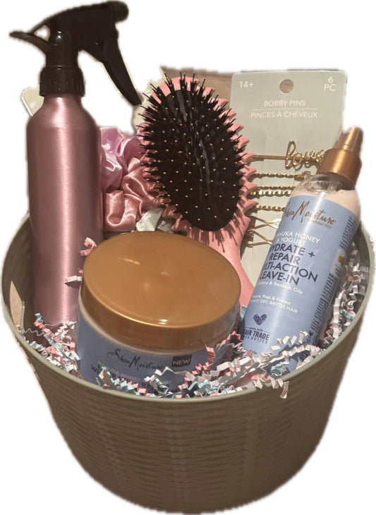 SheaMoisture Manuka Honey & Yogurt Hair Care Gift Basket - Repair & Hydrate Set